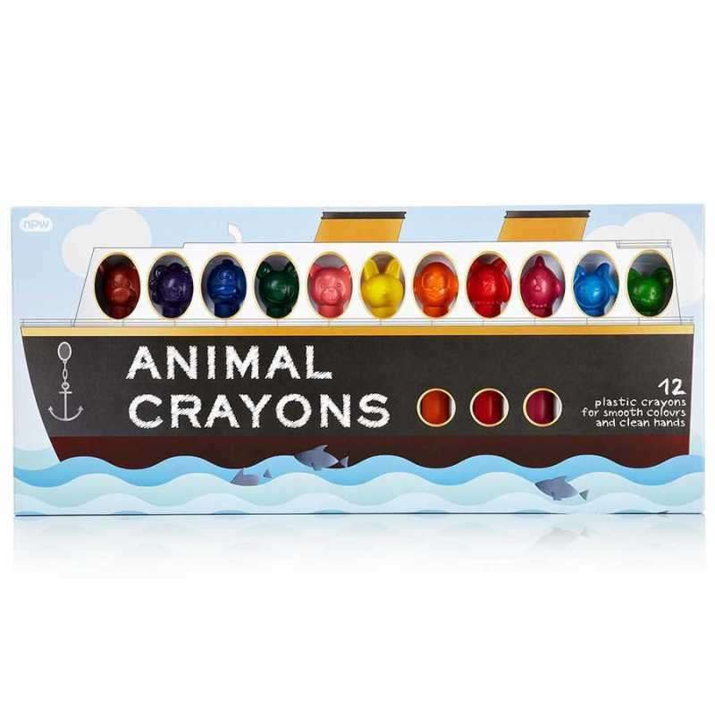 ANIMAL CRAYONS Pastel Boya Kalemleri 12 adet