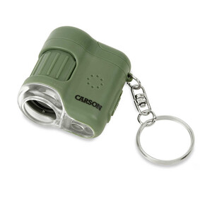 Carson MicroMini LED ve UV Işıklı Cep Mikroskobu 20x Yeşil - Thumbnail