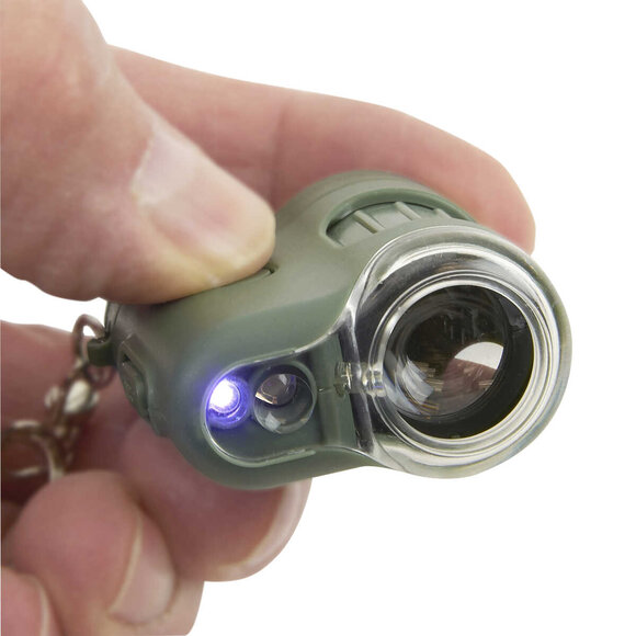 Carson MicroMini LED ve UV Işıklı Cep Mikroskobu 20x Yeşil