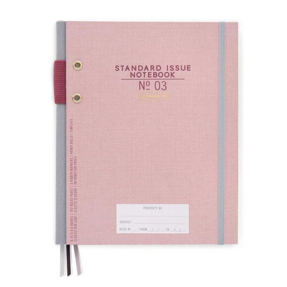 Designwork Ink Standard Issue Takvimli Defter Pembe