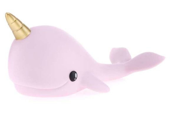 DHINK Narwhal Pembe Gece Lambası