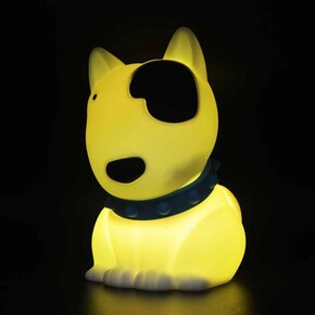 Dhink Silikon Gece Lambası Köpek Bob Beyaz - Thumbnail