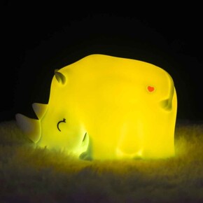 Dhink Silikon Gece Lambası Rhino Scott Yeşil - Thumbnail