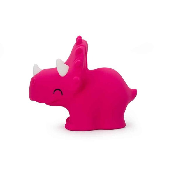 Dhink Silikon Gece Lambası Triceratops Pembe