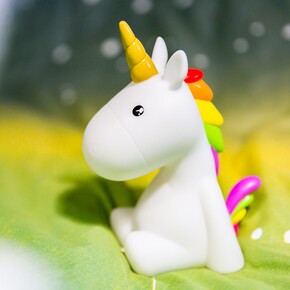 DHINK Yeni Sparkle Unicorn Gece Lambası - Thumbnail