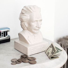 Kikkerland - Kikkerland EINSTEIN COIN BANK Seramik Kumbara