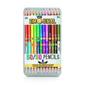 NPW - EMOJINAL 50/50 Emoji Kuru Boya Kalemleri 12 Adet 24 Renk
