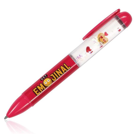 EMOJINAL LIQUID PEN Emoji Su Küresi Tükenmez Kalem