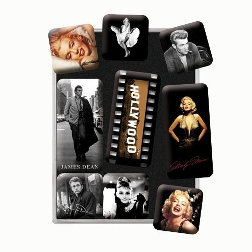 Nostalgic Art Hollywood Magnet Set 9 Parça