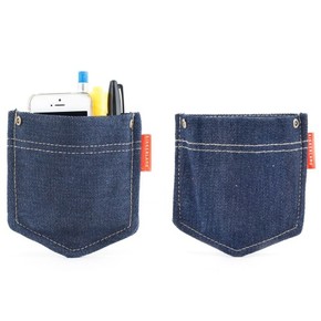 Kikkerland JEAN POCKET SET Jean Duvar Cepleri - Thumbnail