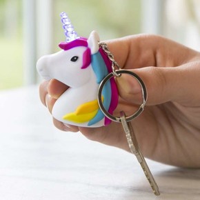 Kikkerland UNICORN LED KEYCHAIN Işıklı ve Sesli Anahtarlık - Thumbnail