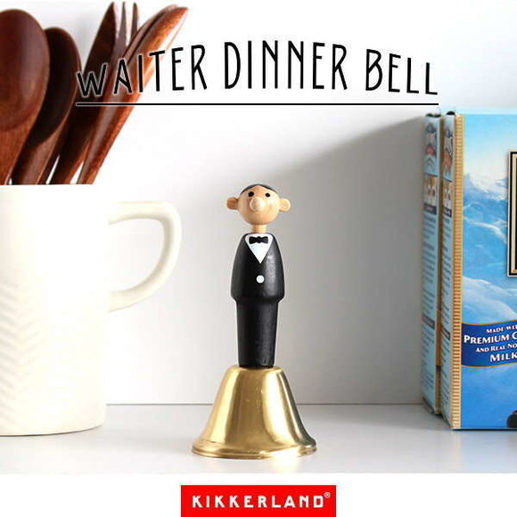 Kikkerland WAITER DINNER BELL Garson Yemek Zili