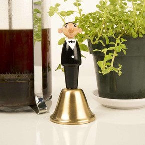 Kikkerland WAITER DINNER BELL Garson Yemek Zili - Thumbnail