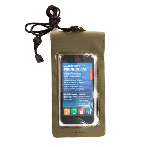 Kikkerland WATERPROOF PHONE SLEEVE Su Geçirmez Telefon Kılıfı