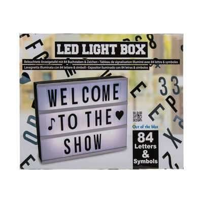 LED LIGHT BOX Işıklı Mesaj Panosu 84 Harf ve Sembol