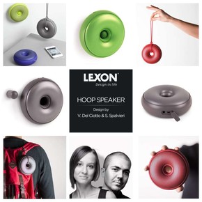 Lexon HOOP Bluetooth Hoparlör Dore - Thumbnail