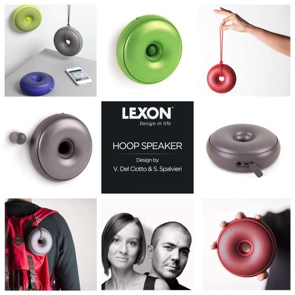 Lexon HOOP Bluetooth Hoparlör Gri