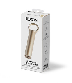 Lexon Nomaday Powerbank Dore LL138D - Thumbnail