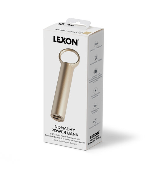 Lexon Nomaday Powerbank Dore LL138D