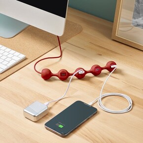 Lexon Peas Hub C USB Çoğaltıcı Kırmızı LD150DR - Thumbnail