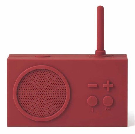 Lexon Tykho 3 Bluetooth Hoparlör ve Radyo Koyu Kırmızı LA119DR
