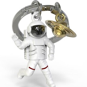 Metalmorphose AStronot Anahtarlık Beyaz - Thumbnail