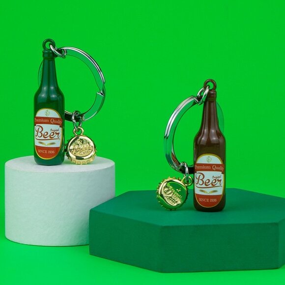 Metalmorphose Bira Anahtarlık Yeşil