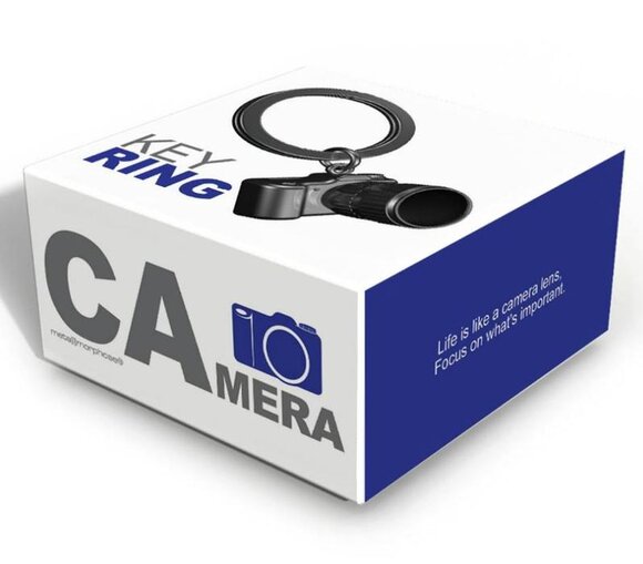 Metalmorphose CAmera Fotoğraf Kamerası Anahtarlık