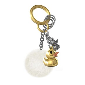 METALMORPHOSE - Metalmorphose DUck Lover Peluşlu Ördek Pomponlu Anahtarlık