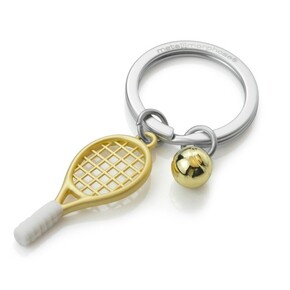 Metalmorphose Tenis Raketi Anahtarlık Gold - Thumbnail