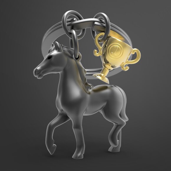 Metalmorphose Yarış Atı Anahtarlık