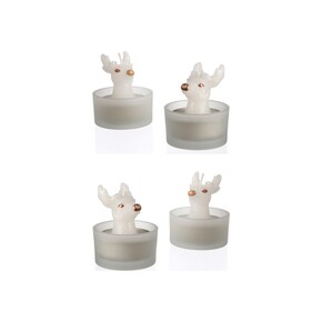 Montana Home Design - MINI Geyik Tealight Mum ve Mumluk 4 adet