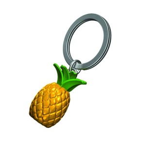 Metalmorphose PIneApple Ananas Anahtarlık Sarı Yeşil - Thumbnail