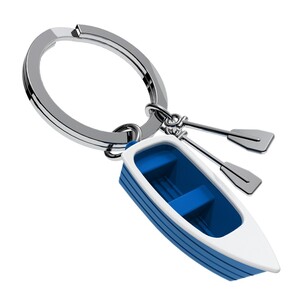 Metalmorphose ROwboat Sandal Sandal Anahtarlık Mavi Beyaz - Thumbnail