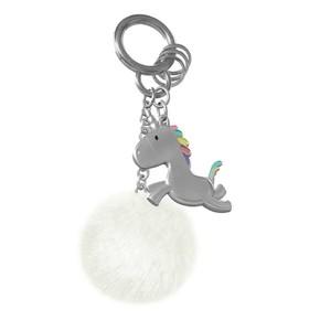 METALMORPHOSE - Metalmorphose UNicorn Lover Charm Pomponlu Anahtarlık