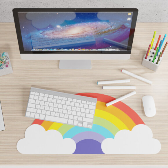 Mustard Rainbow Mousepad - 1