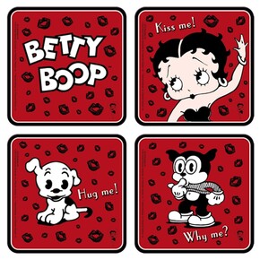 Nostalgic Art - Nostalgic Art Betty Boop Bardak Altlığı Set