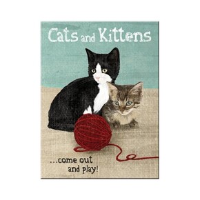 Nostalgic Art - Nostalgic Art Cats and Kittens Magnet 14242