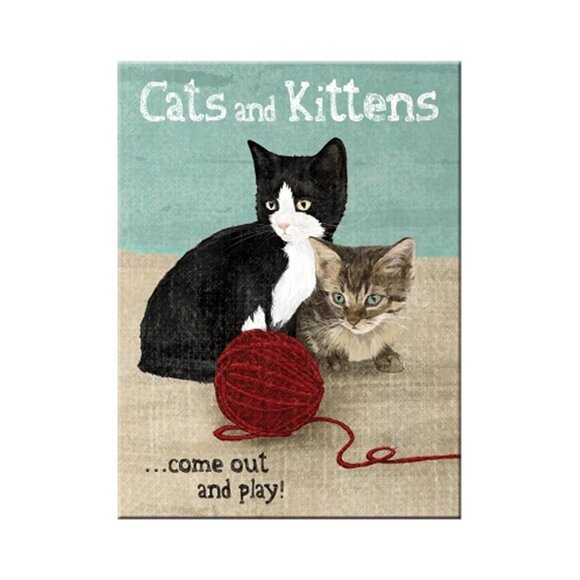 Nostalgic Art Cats and Kittens Magnet 14242