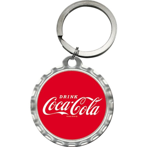Nostalgic Art Coca Cola Logo Anahtarlık