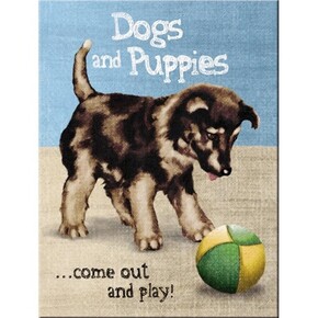 Nostalgic Art - Nostalgic Art Dogs and Puppies Magnet 14316