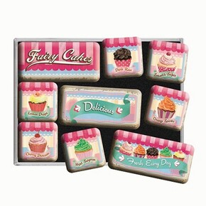 Nostalgic Art Fairy Cakes Delicious Magnet Set 9 Parça - Thumbnail