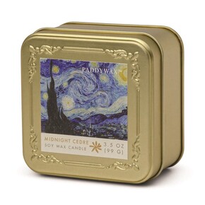 PADDYWAX - Paddywax Empresyonistler Metal Teneke Mum Midnight Cedre