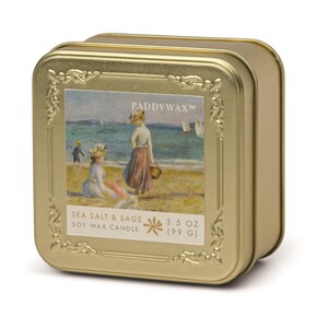 PADDYWAX - Paddywax Empresyonistler Metal Teneke Mum Sea Salt and Sage