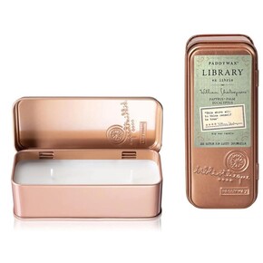 PADDYWAX - Paddywax Library Metal Kutu Mum William Shakespeare