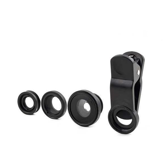 Kikkerland PHONE LENS KIT S/3 Akıllı Telefon Lens Kiti 3lü Set