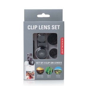 Kikkerland - Kikkerland PHONE LENS KIT S/3 Akıllı Telefon Lens Kiti 3lü Set