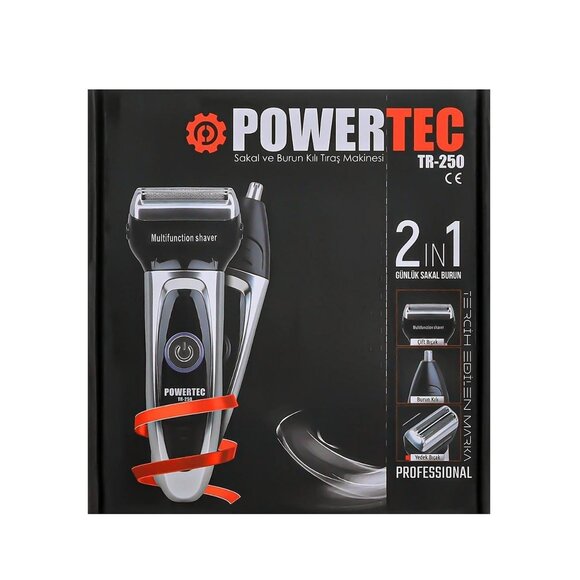 Powertec TR-250 Günlük Sakal Tıraş Makinesi