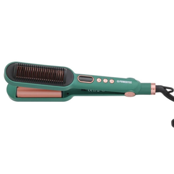 Powertec TR-2820 Fırçalı - Dalgalı İyonik Saç Düzleştirici