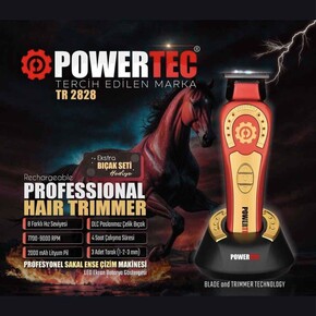 Powertec TR-2828 8 Kademeli Tam Profesyonel Sakal Ense Çizim Makinesi - Thumbnail